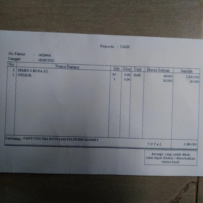 

PESANAN KHUSUS PAK HERMAN