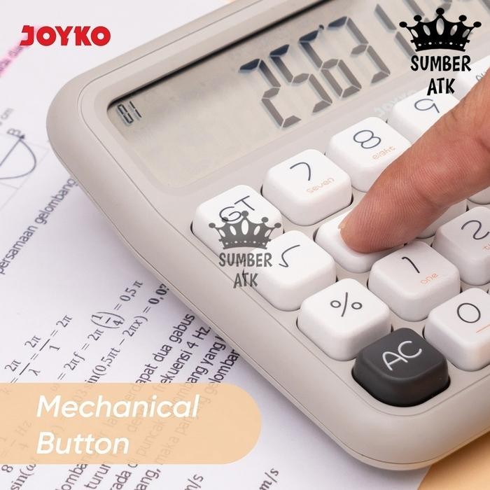 

CALCULATOR KALKULATOR JOYKO CC-63BCO 12 DIGITS CHECK & CORRECT