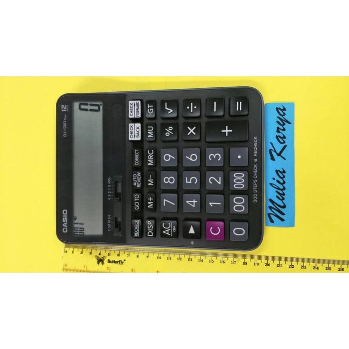 

CALCULATOR CASIO DJ 120 D PLUS RECHECK KALKULATOR