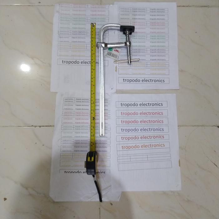 Catok clamp F steel WIPRO panjang 30 cm