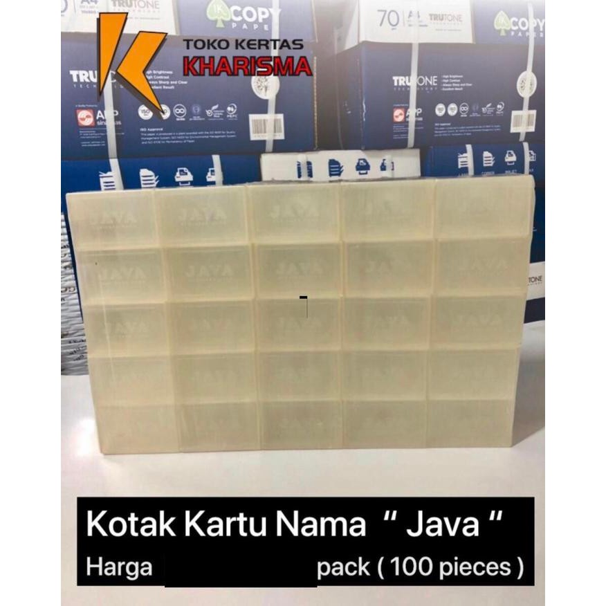 

Kotak Kartu Nama "Java" / Pack (100 Pieces)