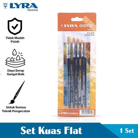 

Lyra Art Brush Flat Set 5