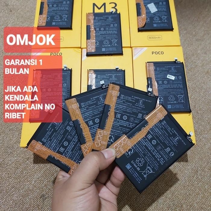 Baterai Battery Xiaomi Poco M3 Copotan original [ BN62 ]