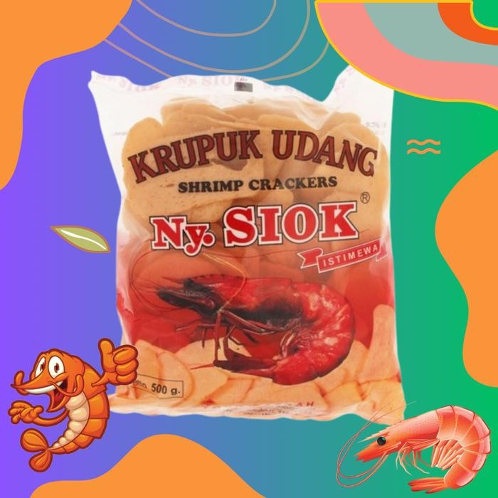 

3YC3 Krupuk Udang Ny Siok Oval