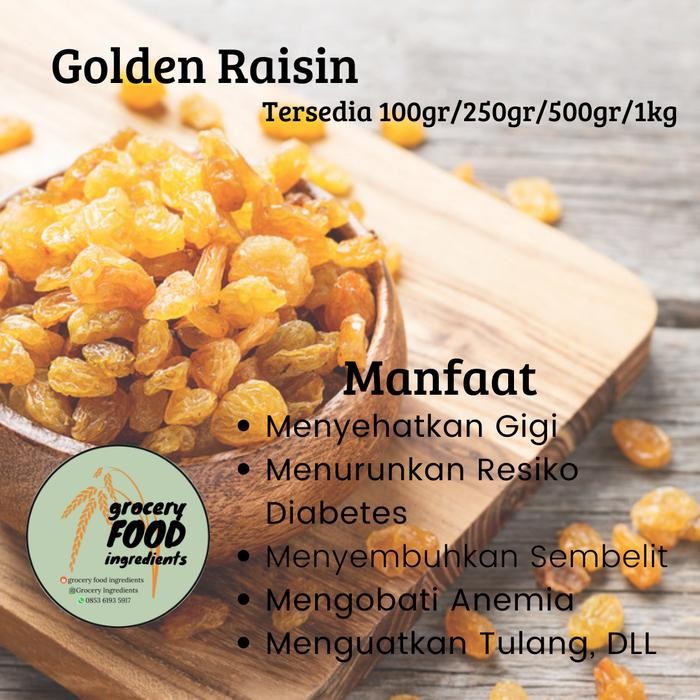 

3YC3 Golden Raisin / Kismis - 250 Gram