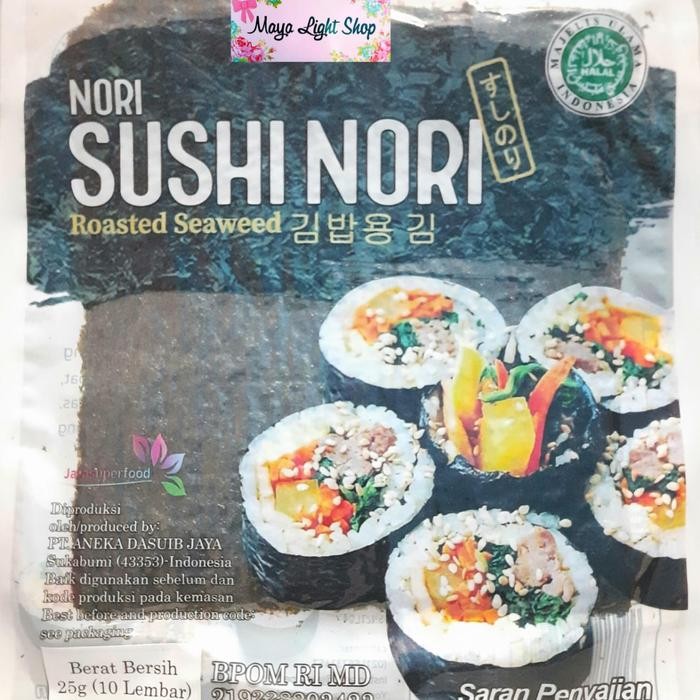 

3YC3 Jual Nori Sushi 10Lembar Bento Halal Dry Seaweed Jepang Termurah