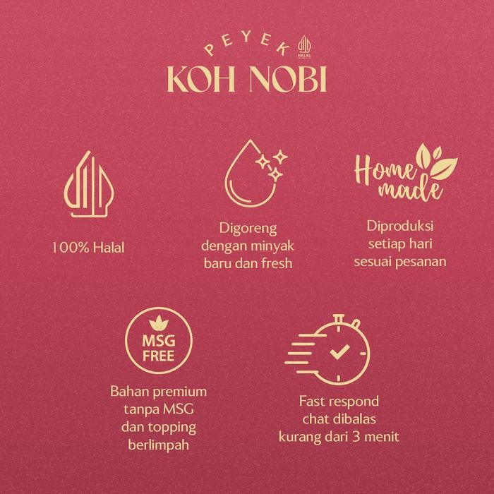 

3YC3 Peyek Koh Nobi Ukuran 10 Liter (Super Large) Bisa Mix 3 Rasa