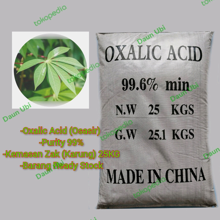 

H48Y Oxalic Acid / Asam Oksalat / Osasir (25Kg)