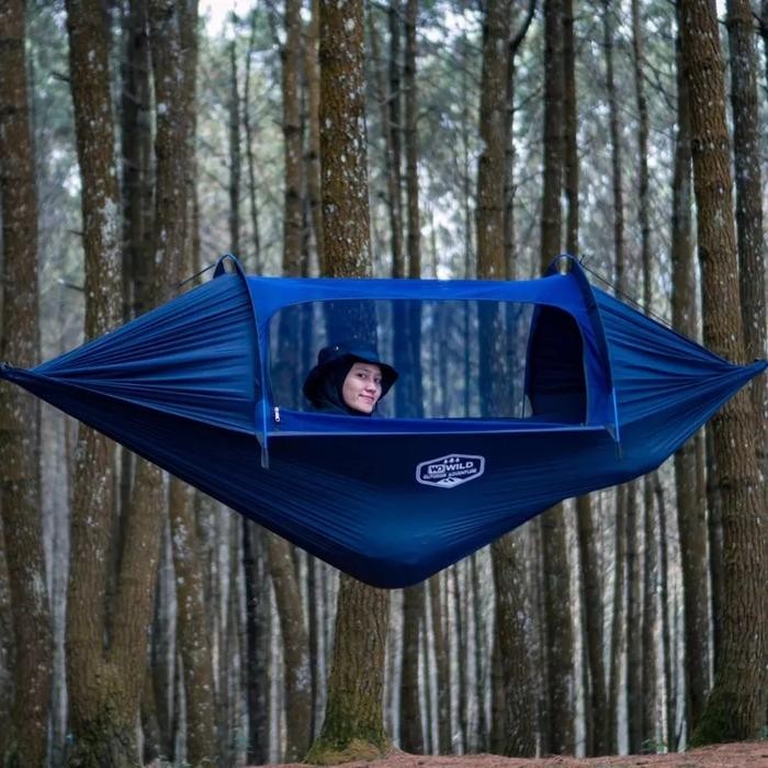 HAMMOCK KELAMBU WILD INCLUIDE FRAME Camping Outdoor