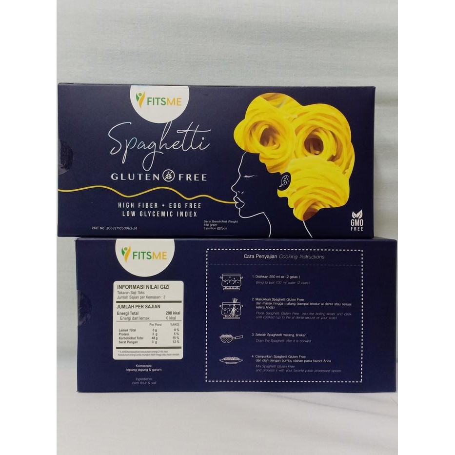 

H48Y Fitsme - Spaghetti Gluten Free - 180 Gr