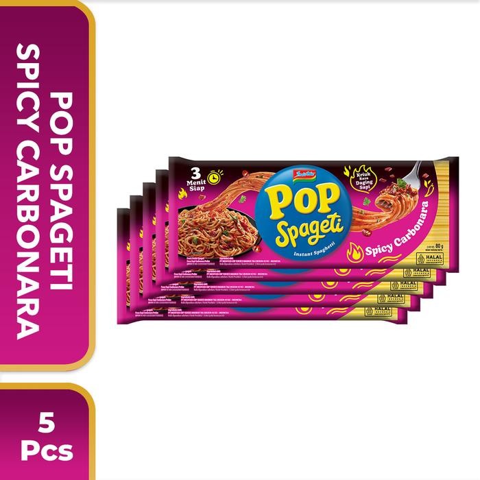 

H48Y 5 Pcs - Pop Spageti Spicy Carbonara 84 Gr