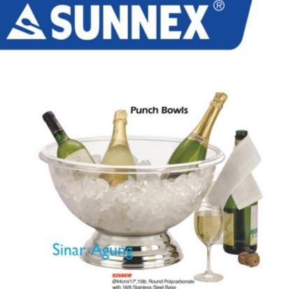 SUNNEX PUNCH BOWL POLYCARBONATE WADAH ES BUAH 15L