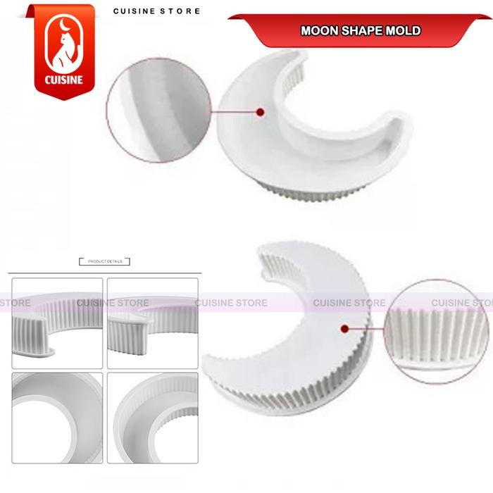Happycall - Cetakan Silikon Kue Puding Bentuk Bulan Eid Mubarak Ramadhan Besar