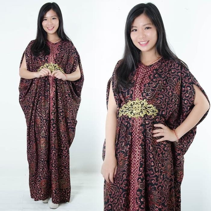 Vita Kaftan Maxi Dress Batik Busana Muslim Wanita