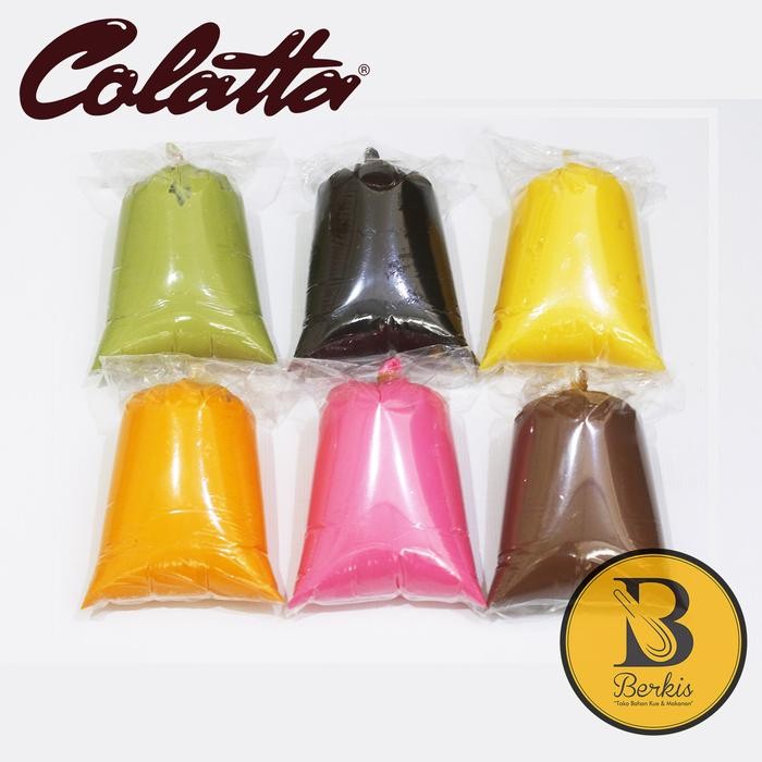 

Colatta Glaze Topping Donut 1 Kg [Repack] Olesan Donat