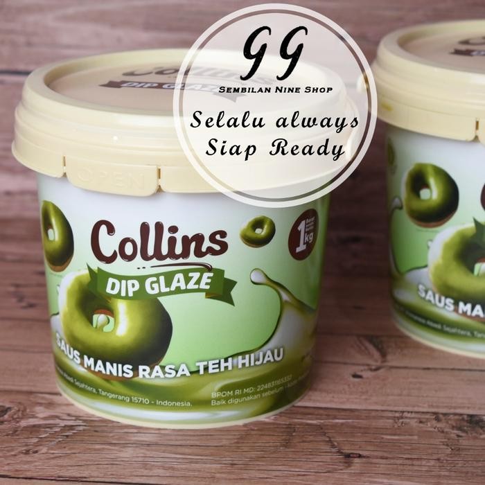 

COLLINS Dip Glaze TEH HIJAU 1 KG GREEN TEA Glazing MATCHA Saus Manis