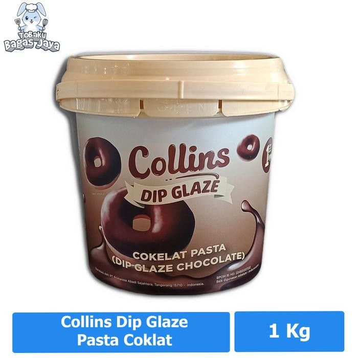 

Collins Dip Glaze Coklat Pasta 1 Kg