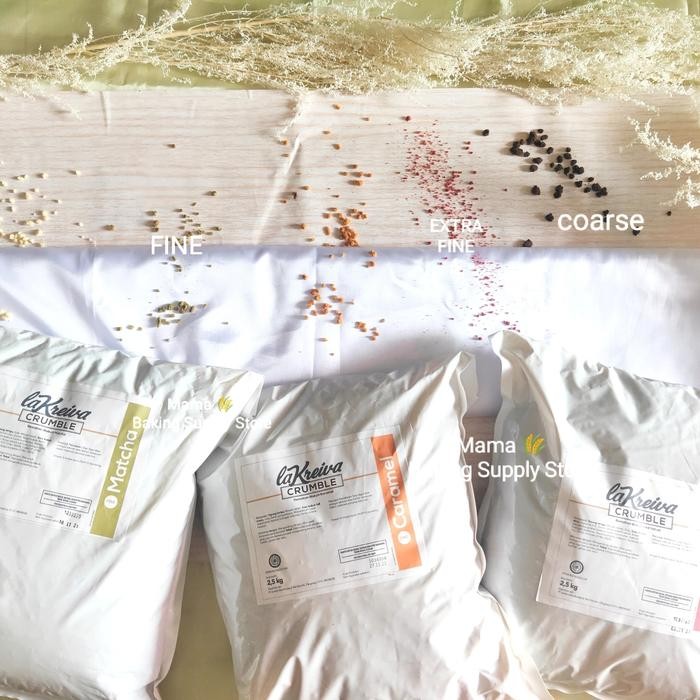 

LA KREIVA RED VELVET MATCHA CARAMEL ORI BLACK Cookie CRUMBLE Crumb 500