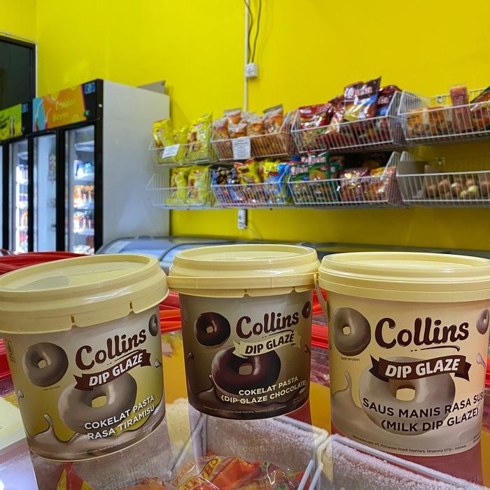 

Collins Dip Glaze Pasta 1kg Rasa Cokelat
