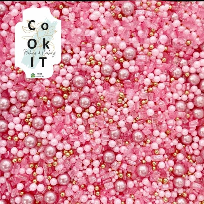 

(50gr) Gemstone Rose Quartz Taburan Sprinkle Cake Gula Hiasan