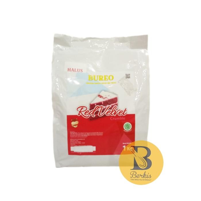 

Bureo Red velvet Halus 1Kg ; Remahan Biskuit Halus untuk Red Velvet