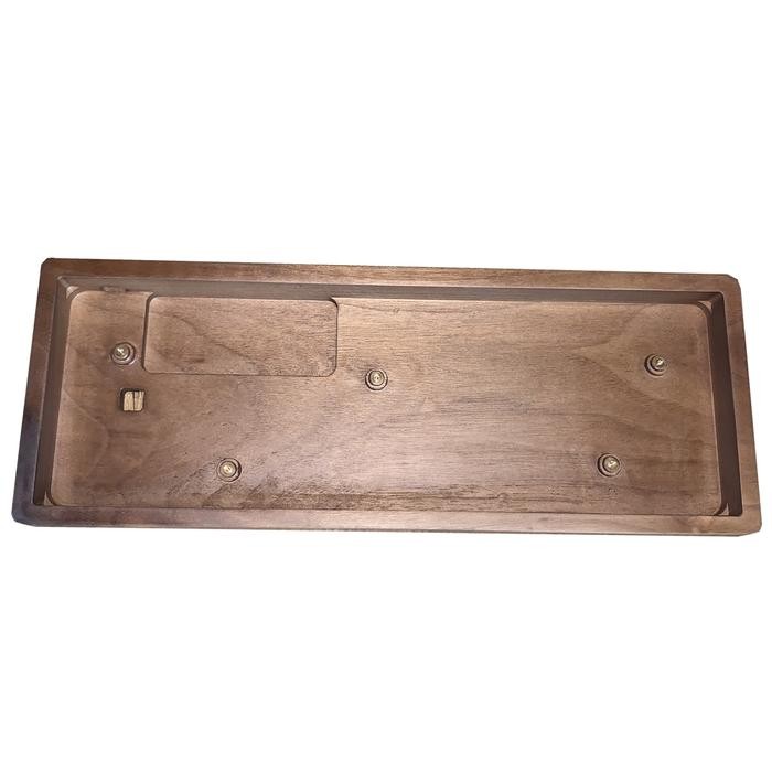 An Anne Pro 2 Wooden Case Rosewood Walnut Shell Base Portable