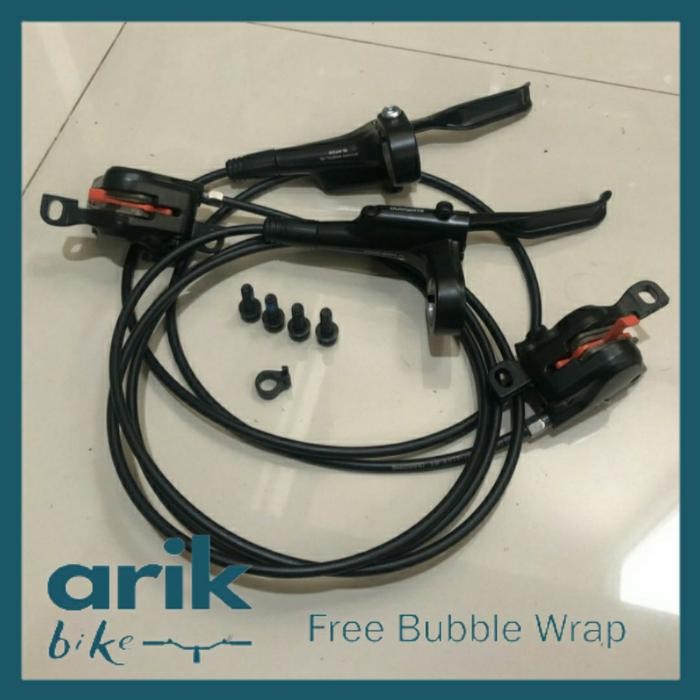 Hydrolic Brake Set Rem Hidrolik Sepeda Shimano Mt200 Kaliper Caliper