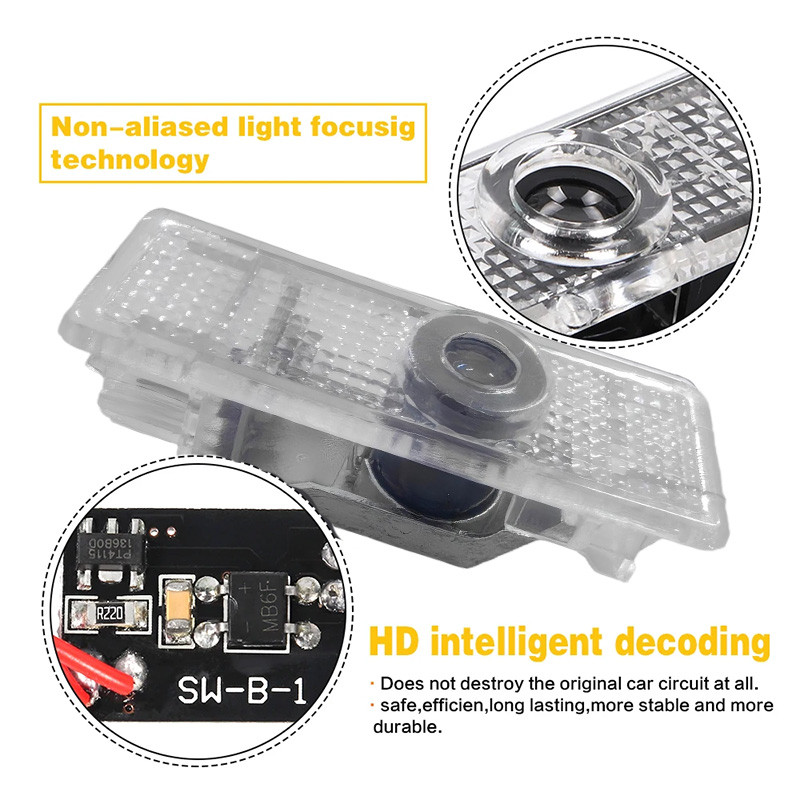 IMPORT LED CAR DOOR WELCOME LIGHT DECORATION LIGHT CAR BADGE LOGO FOR BMW M 1 2 3 4 5 6 7 SERIES X1