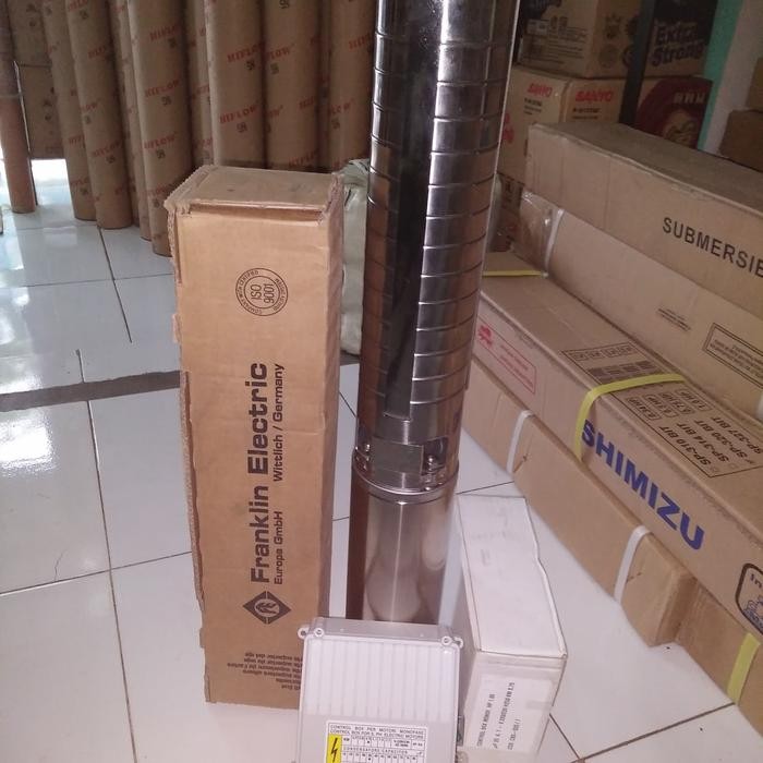 Pompa Satelit Submersibel 4SP3/18 FRANKLIN 1.5Hp Set KABEL AND WLC