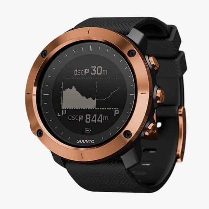 Terbaru! Suunto Traverse Alpha Copper SS023443000 Black Copper Original