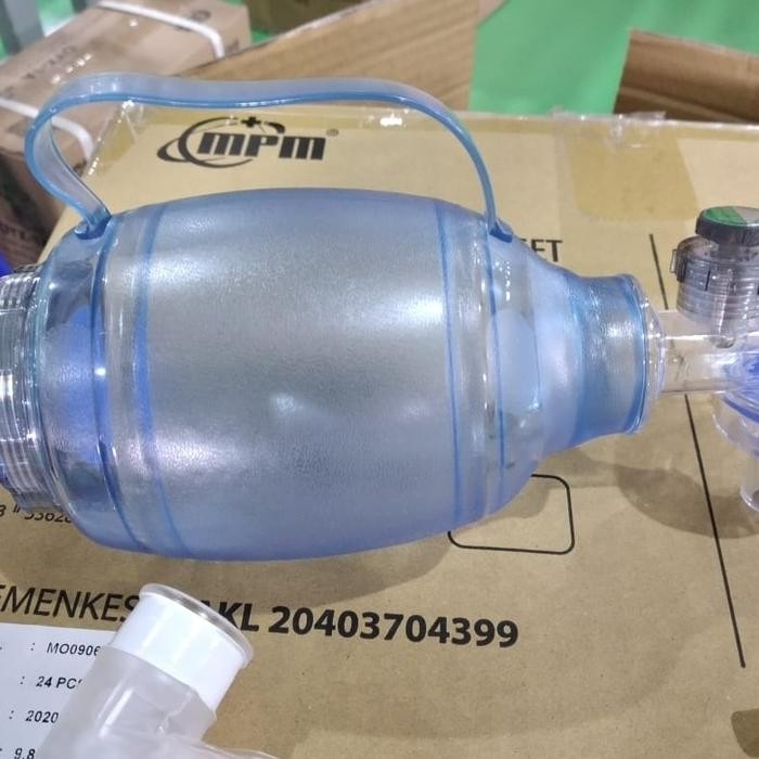 JTTOP" AMBUBAG PVC DEWASA ADULT MPM / RESUSCITATOR SET