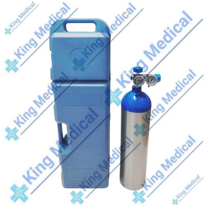 JTTOP" TABUNG O2 2 LITER PORTABLE-OKSIGEN PORTABLE 2L-TABUNG 2L