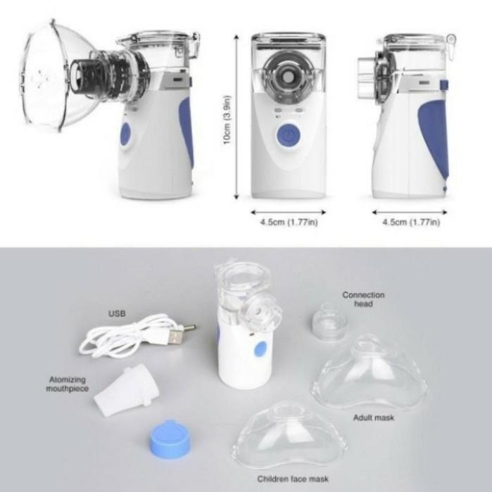 JTTOP" MESH NEBULIZER PORTABLE NEBULIZER MINI ALAT BANTU PERNAPASAN