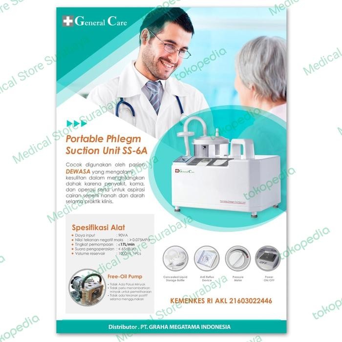 JTTOP" SUCTION PUMP PORTABLE GENERAL CARE DEWASA