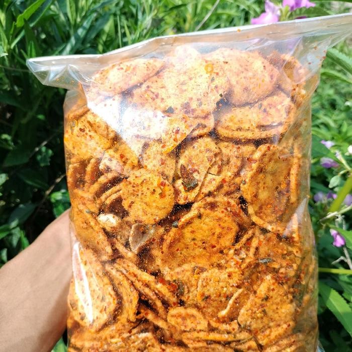 

BASRENG KERIPIK KOIN PEDAS DAUN JERUK FOOD SNACKS CEMILAN