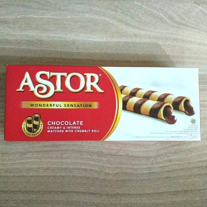 

ASTOR CHOCOLATE WAFER ROLL 150 GRAM MAYORA PER PIECE