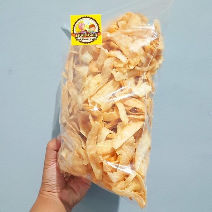 

KERIPIK SINGKONG MANGLENG RASA ORIGINAL 450G - DUO BOCIL SNACK