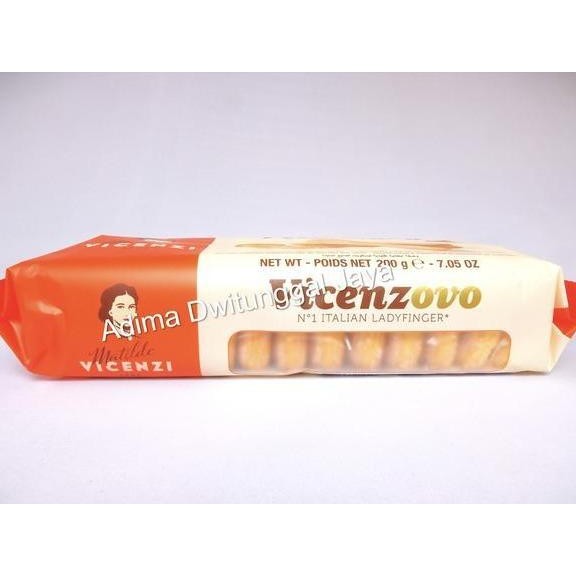 

BISKUIT TIRAMISU / BISCUIT / LADY FINGER VICENZOVO 200 GR
