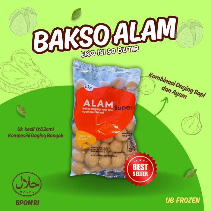 

BASO ALAM SUPER EKO ISI 50 BAKSO