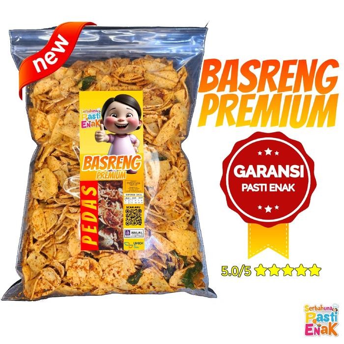 

BASRENG 1 KG PEDAS DAUN JERUK KUALITAS PREMIUM GARANSI PASTI ENAK - CRISPS & PUFFED SNACKS GORENG