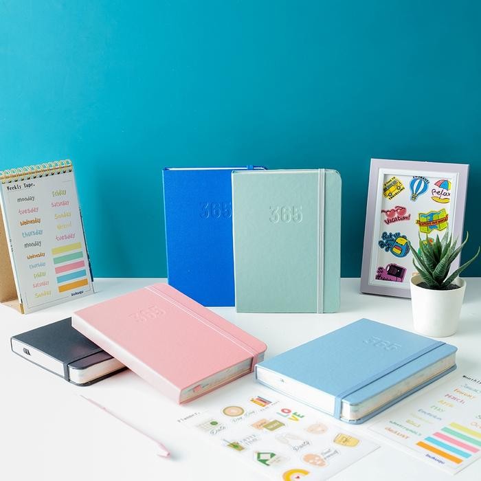 

Bukuqu Notebook 365 Undated Planner B6 - planner tanpa tanggal