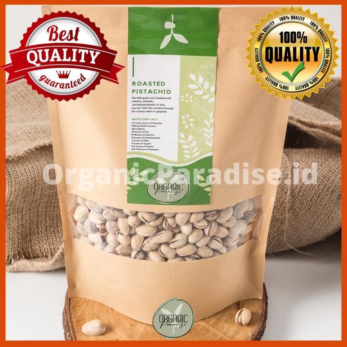 

ORGANIC PARADISE KACANG PISTACHIO PANGGANG 1 KG / ROASTED PISTACHIO SALTED WITH SHELL PREMIUM 1 KG