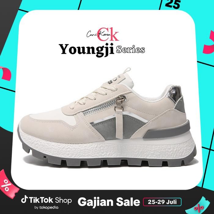 CANIKOREA Youngji Sepatu Wanita Casual Sneakers Shoes K9252A