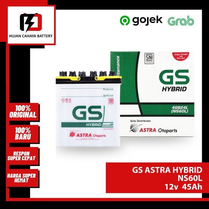 Aki Mobil Gs-A Hybrid Ns60L / Ns-60-L / Ns 60 L - Aki Corolla Altis
