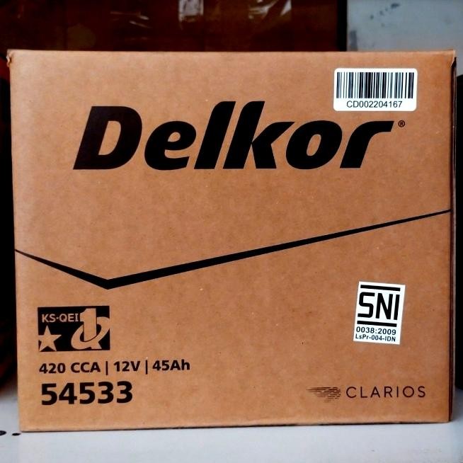 Aki Accu Kering Mobil Ford Fiesta Ford Ecosport Delkor Mf 54533