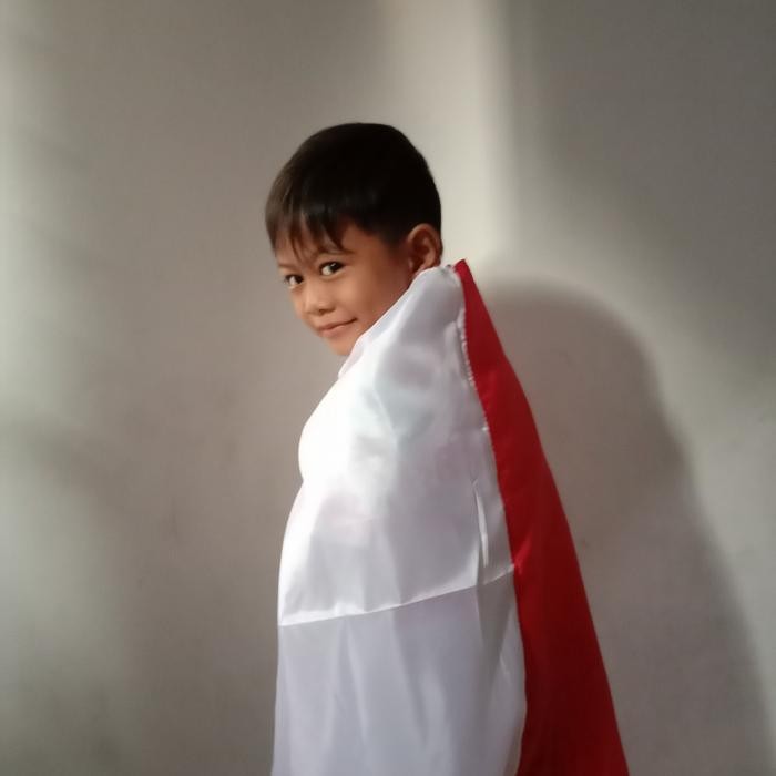 BENDERA MERAH PUTIH 100X150 BAHAN PELES KAHATEX TERMURAH SEJABODETABEK