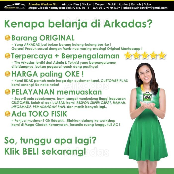 Premium - Kaca Film Mobil Llumar Stratos / Large Car / Fullbody