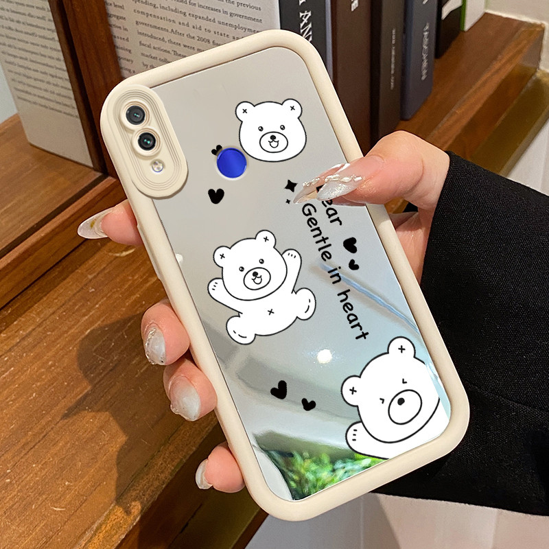 Casing Hp Xiaomi Redmi Note 7 Redmi Note 7s Redmi Note 7 Pro Case Casing pelindung cermin Softcase K