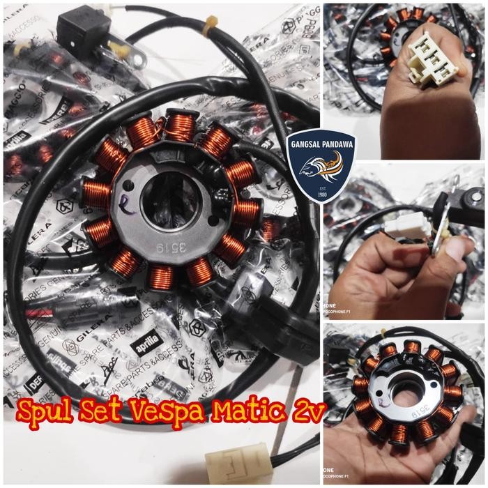 (TERLARIS) stator vespa matic 2v Spul Lampu Vespa Matic 2v Import (TERBAIK) (TERBARU) (TERMURAH)