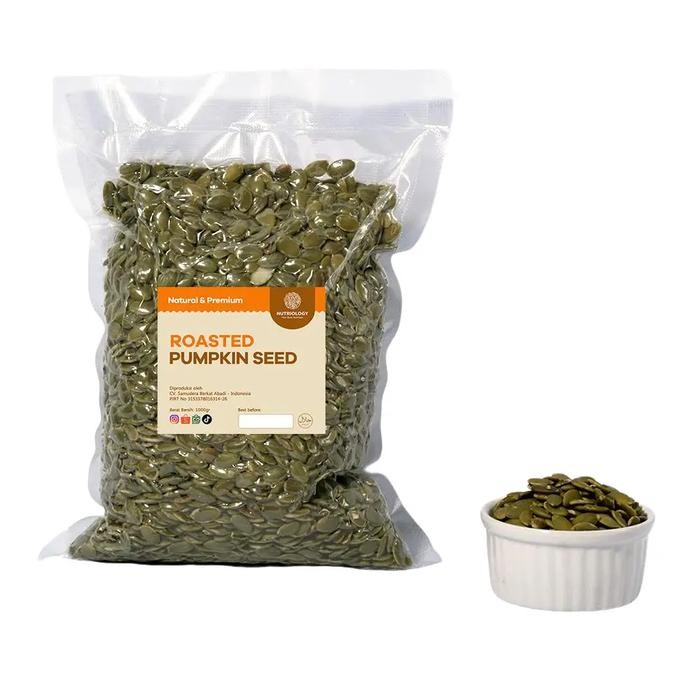 

Pumpkin Seed panggang 1 kg Kuaci Biji Labu roasted Premium Seed Superfood